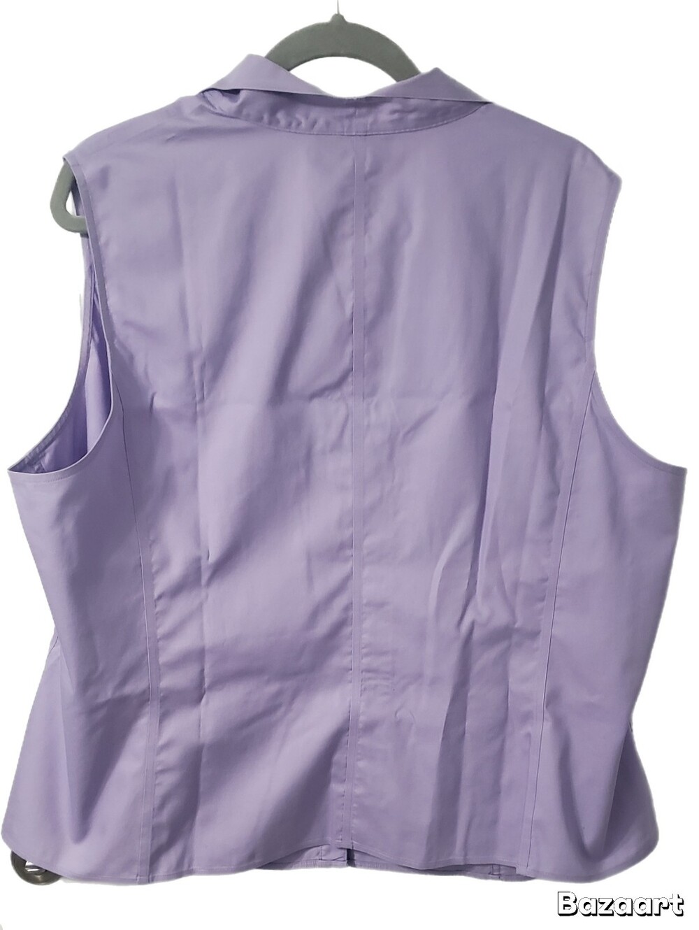 Jones New York, Collection Platinum Woman Sleeveless Lavender Blouse, 22W - Picture 2 of 10